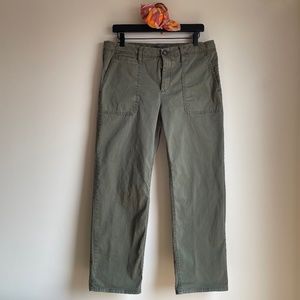 Banana Republic Olive Green Straight Leg Chinos